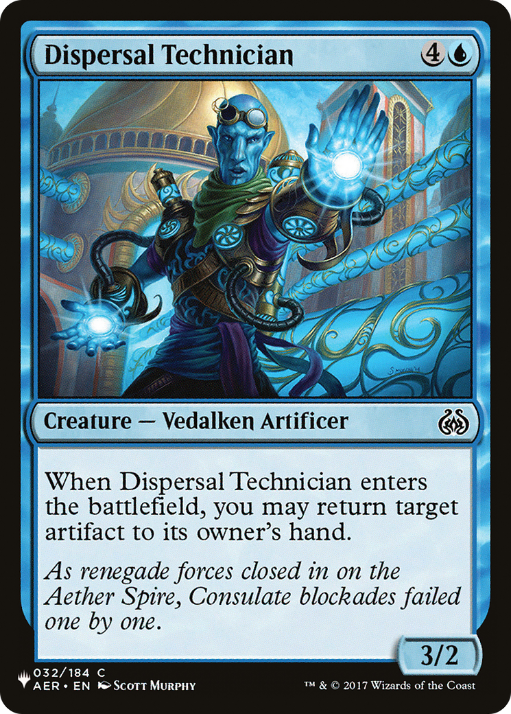 Image of Dispersal Technician (LIST-AER-32) - The List