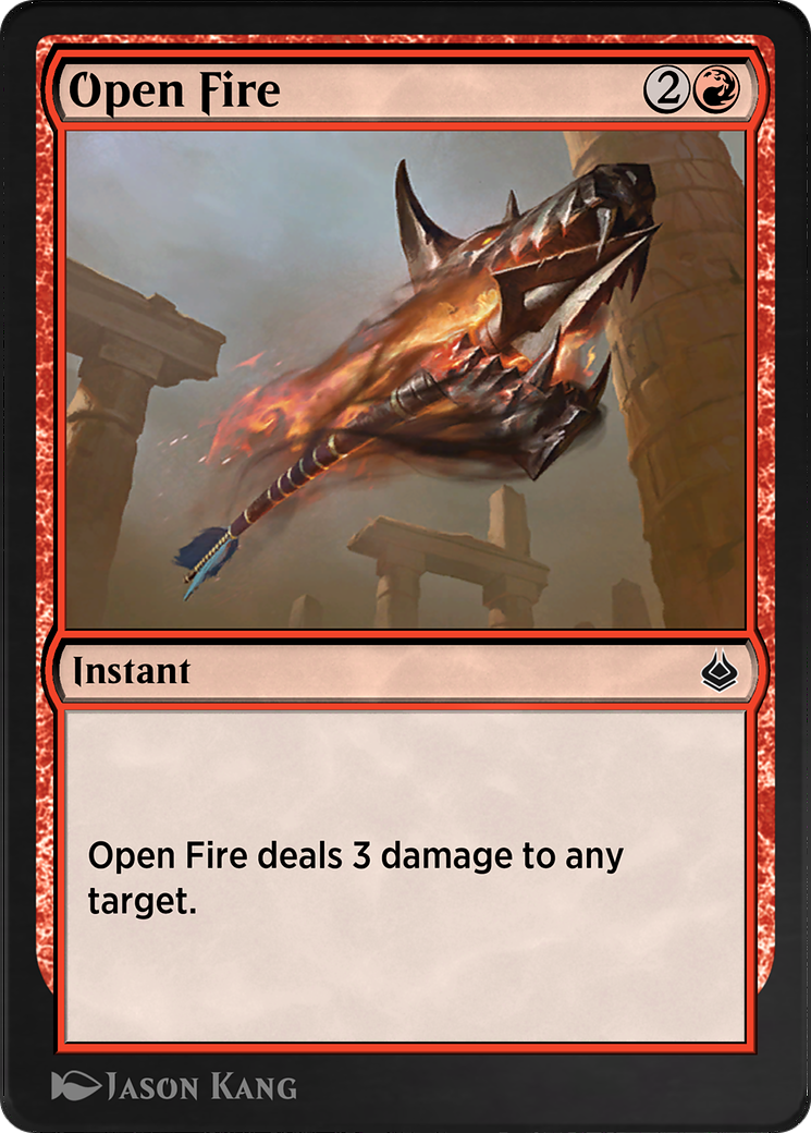 Image of Open Fire (AKR-169) - Amonkhet Remastered
