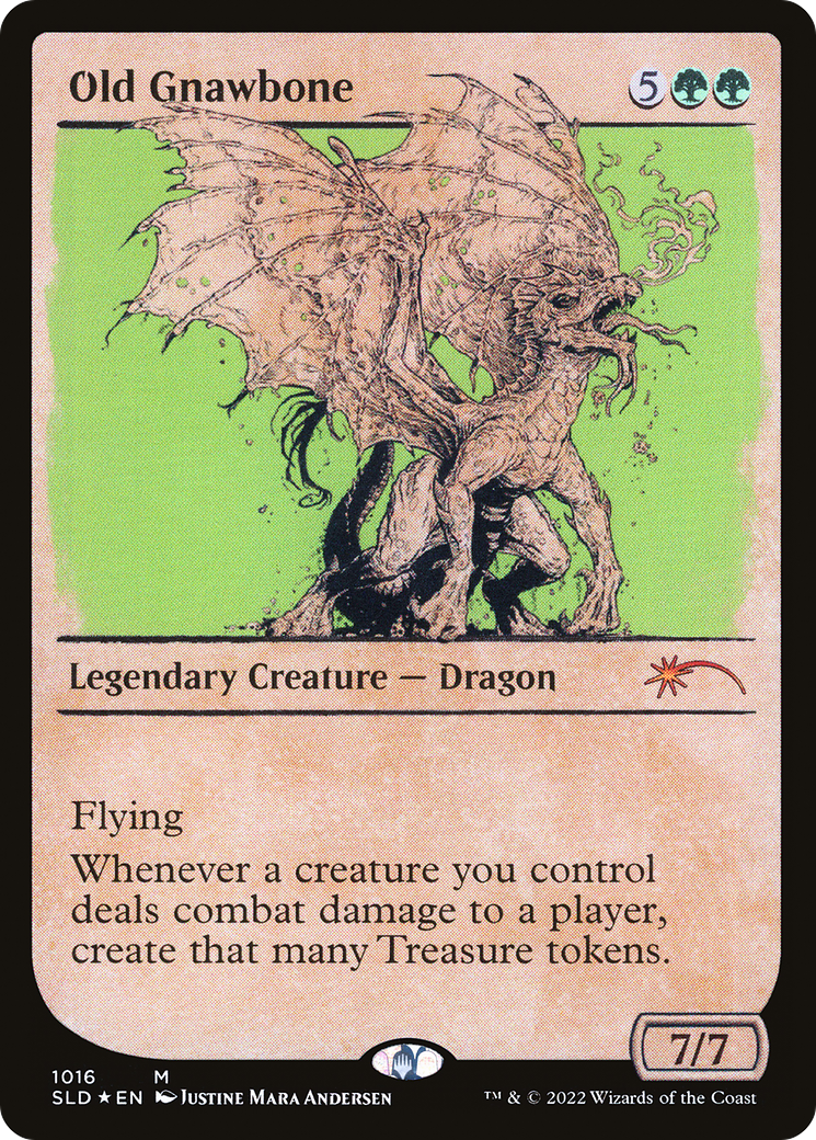 Image of Old Gnawbone (Showcase) (SLD-1016) - Secret Lair Drop: (Showcase) Foil