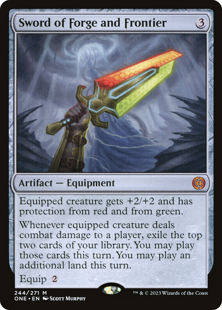 Image of Sword of Forge and Frontier (ONE-244) - Phyrexia: All Will Be One