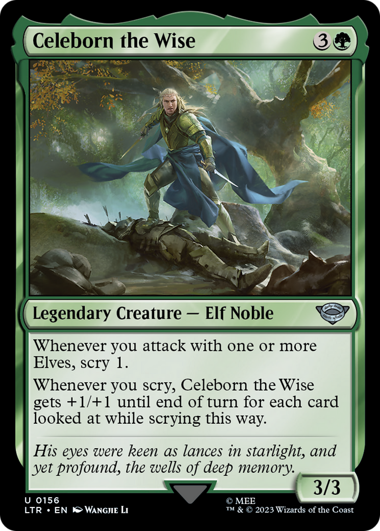Image of Celeborn the Wise (LTR-156) - The Lord of the Rings: Tales of Middle-earth Foil