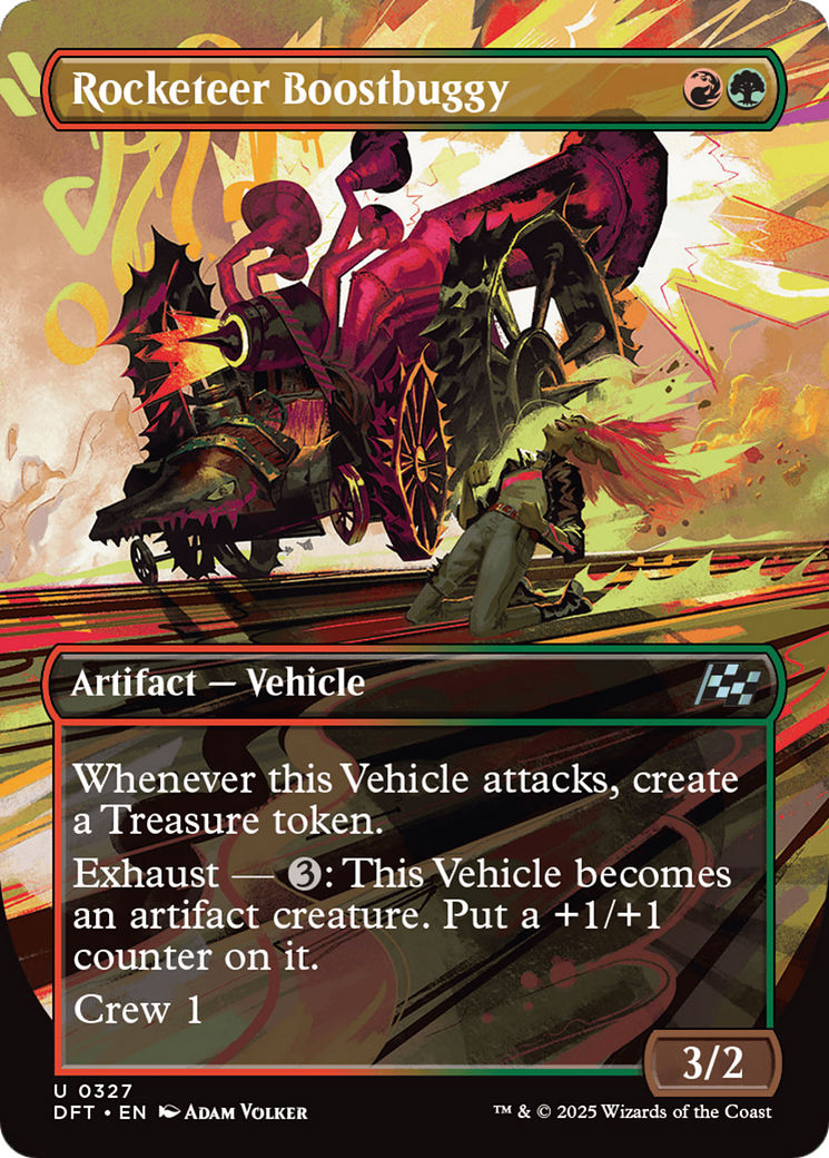 Image of Rocketeer Boostbuggy (Borderless) (DFT-327) - Aetherdrift (Borderless)