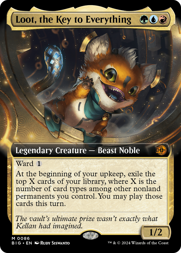 Image of Loot, the Key to Everything (Extended Art) (BIG-086) - The Big Score: (Extended Art) Foil