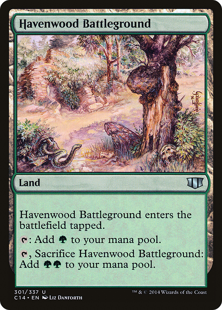Image of Havenwood Battleground (C14-301) - Commander 2014