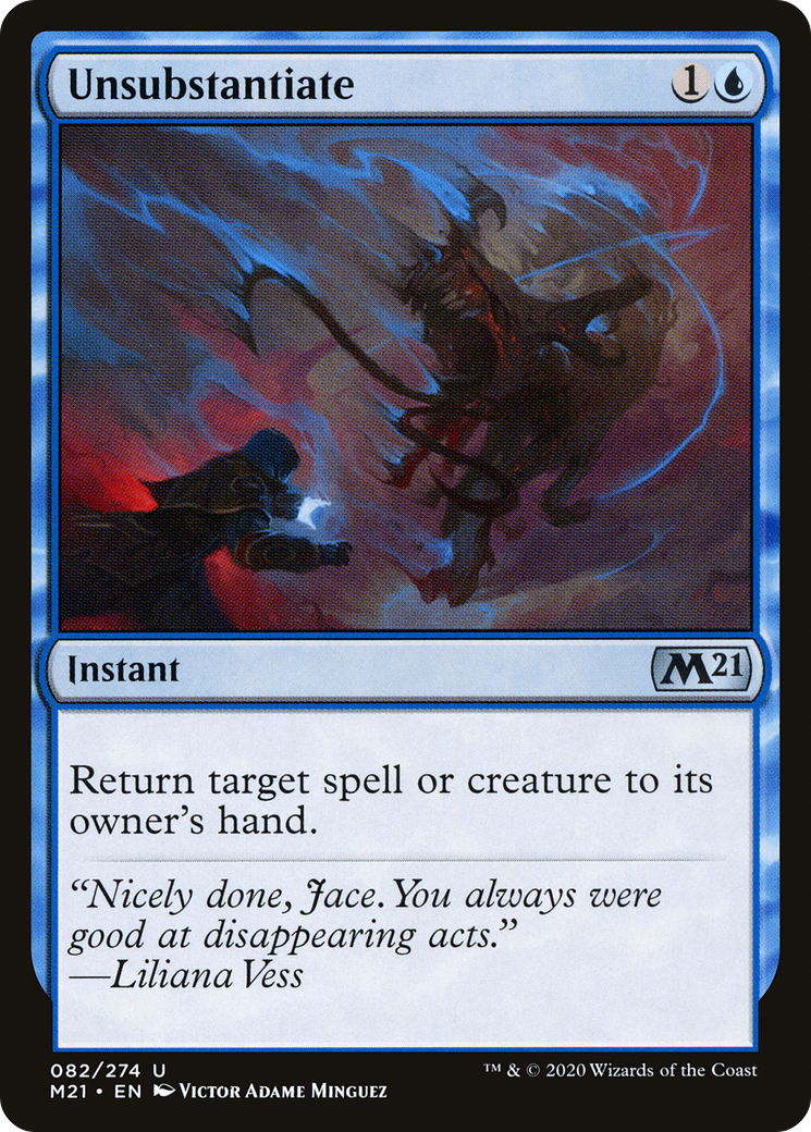 Image of Unsubstantiate (M21-082) - Core Set 2021 Foil