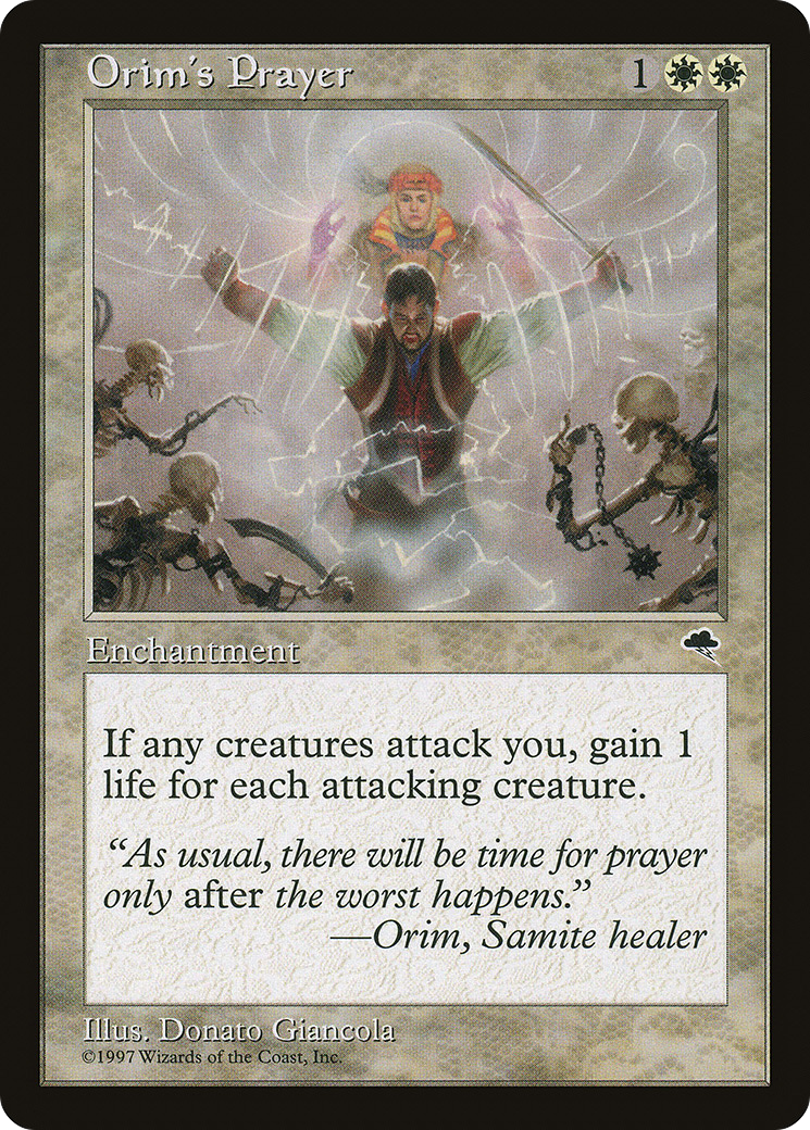 Image of Orim's Prayer (TMP-032) - Tempest