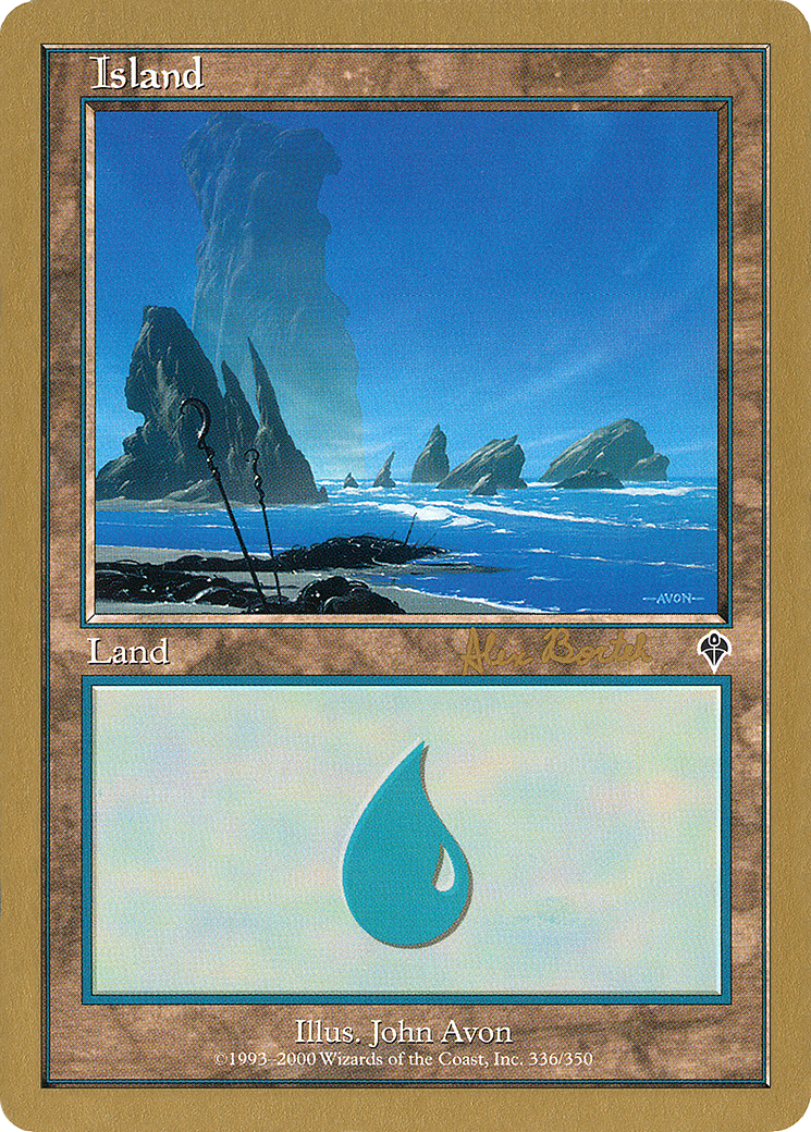 Image of Island (336) - 2001 Alex Borteh (INV) (WCD-) - World Championship Decks 2001