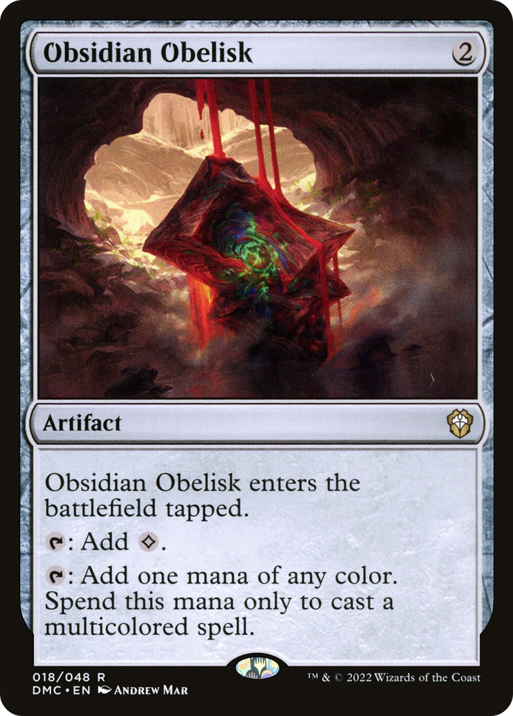 Image of Obsidian Obelisk (DMC-018) - Dominaria United Commander
