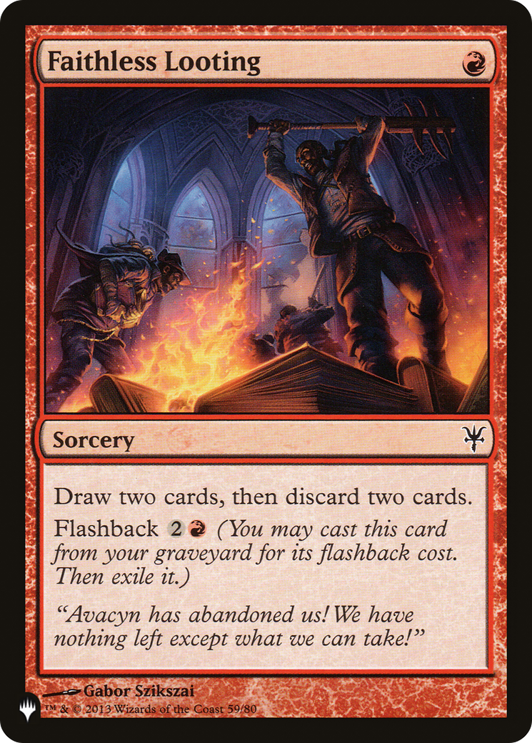 Image of Faithless Looting (DDK) (LIST-DDK-59) - The List