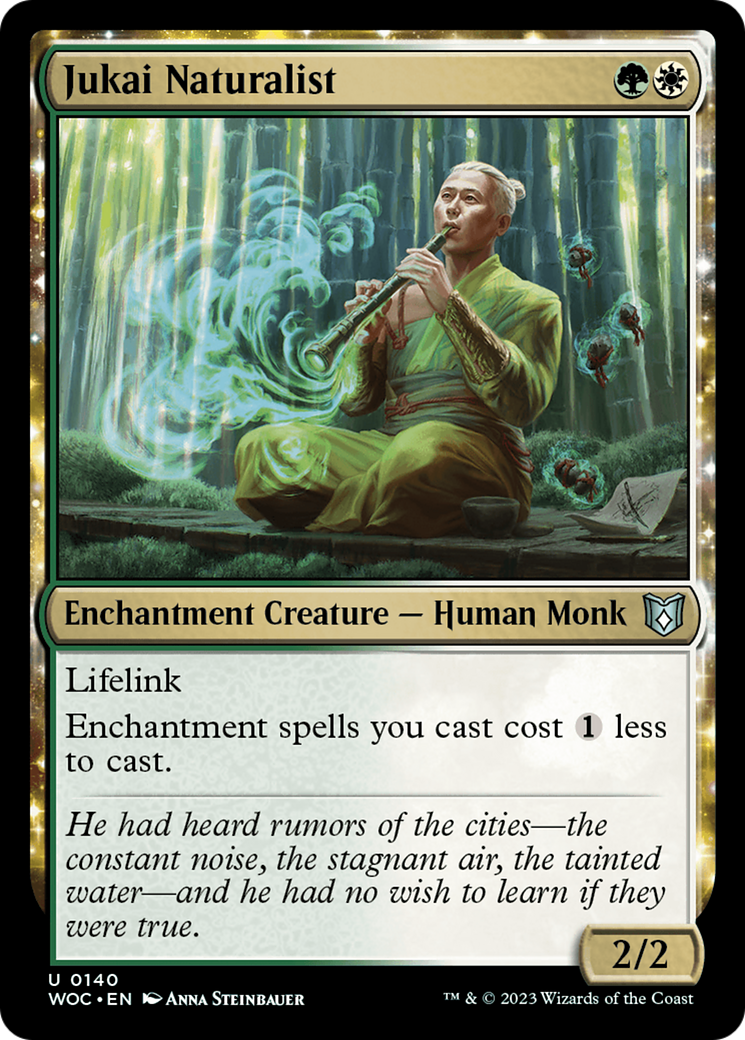 Image of Jukai Naturalist (WOC-140) - Wilds of Eldraine Commander: (enchantment)