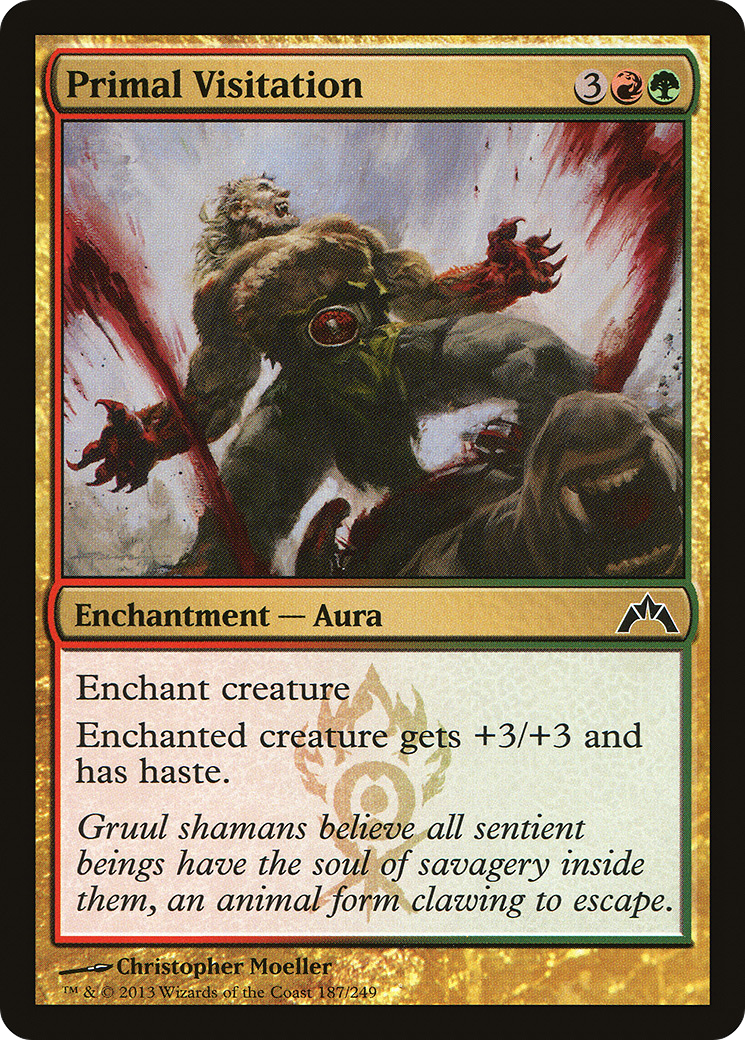 Image of Primal Visitation (GTC-187) - Gatecrash Foil