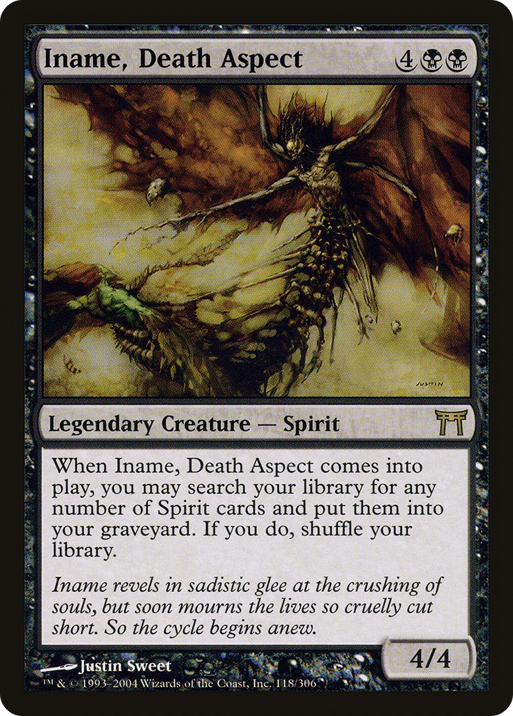 Image of Iname, Death Aspect (CHK-118) - Champions of Kamigawa