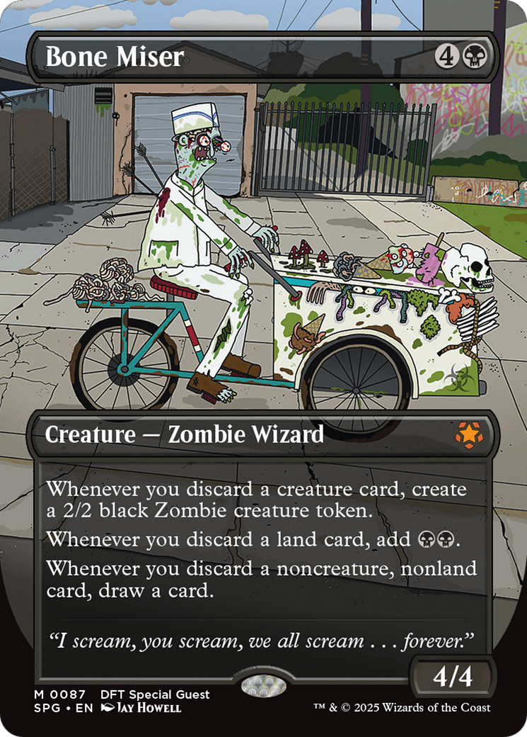 Image of Bone Miser (Borderless) (SPG-087) - Special Guests (Borderless) Foil
