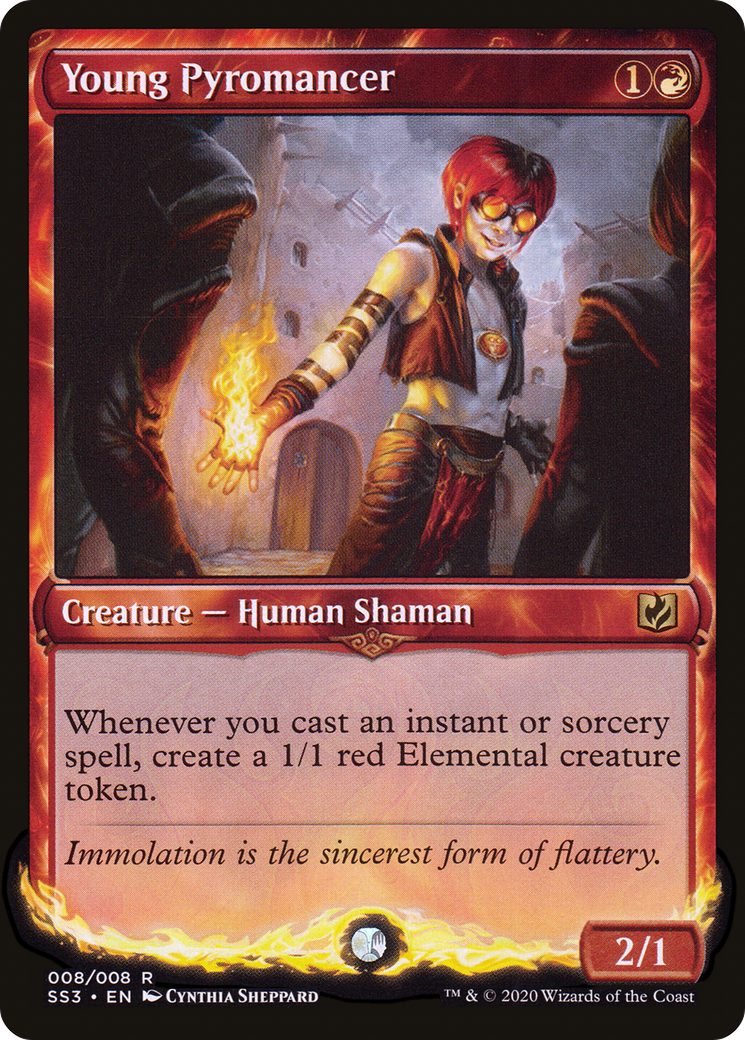 Image of Young Pyromancer (SS3-008) - Signature Spellbook: Chandra Foil