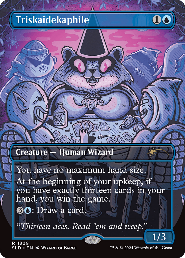 Image of Triskaidekaphile (SLD-1829) - Secret Lair Drop (Borderless) Foil