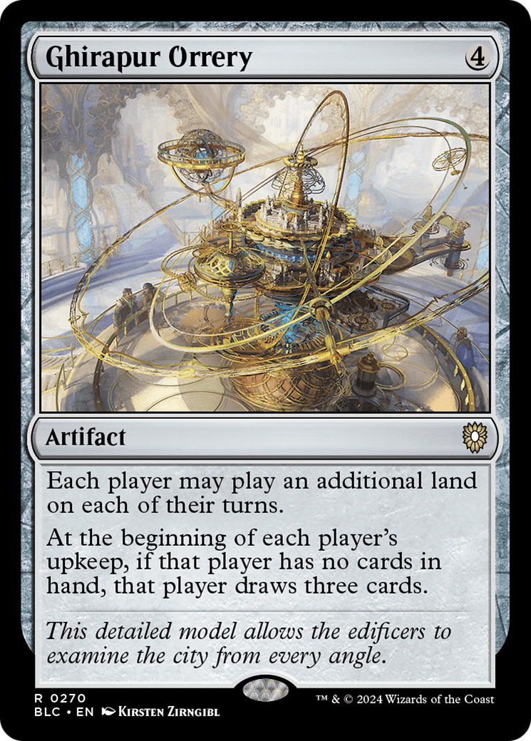 Image of Ghirapur Orrery (BLC-270) - Bloomburrow Commander