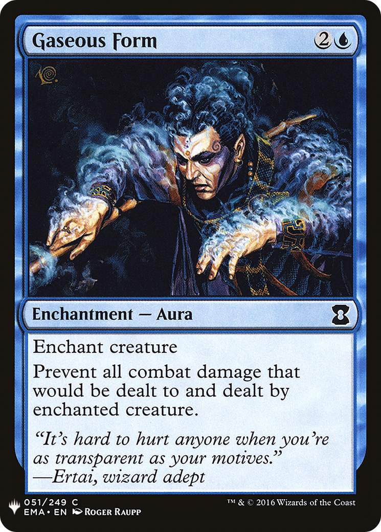 Image of Gaseous Form (LIST-051) - The List
