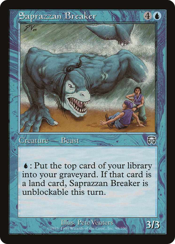Image of Saprazzan Breaker (MMQ-098) - Mercadian Masques Foil