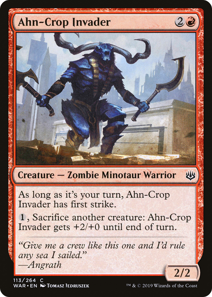 Image of Ahn-Crop Invader (WAR-113) - War of the Spark