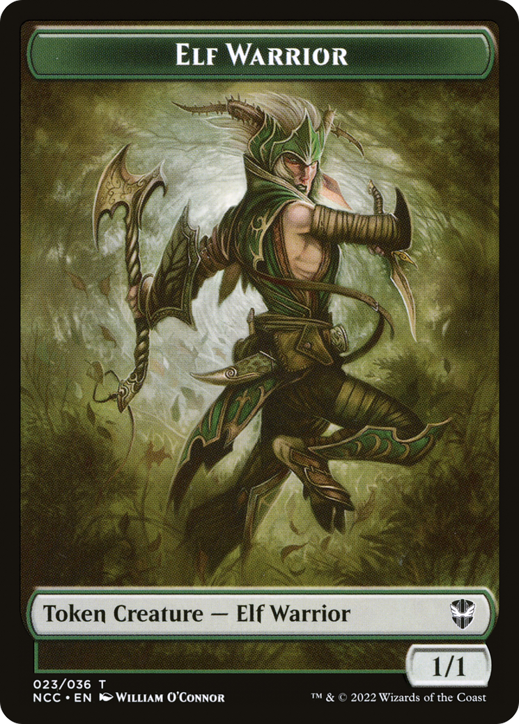 Image of Elf Warrior (TNCC-023) - New Capenna Commander Tokens