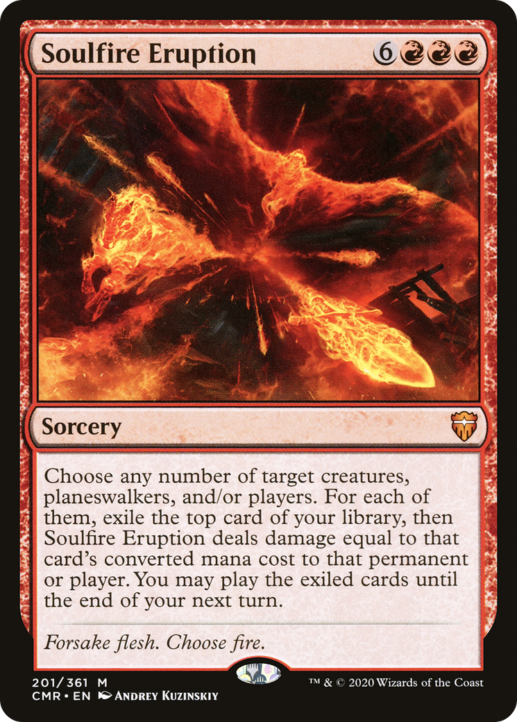 Image of Soulfire Eruption (CMR-201) - Commander Legends Foil