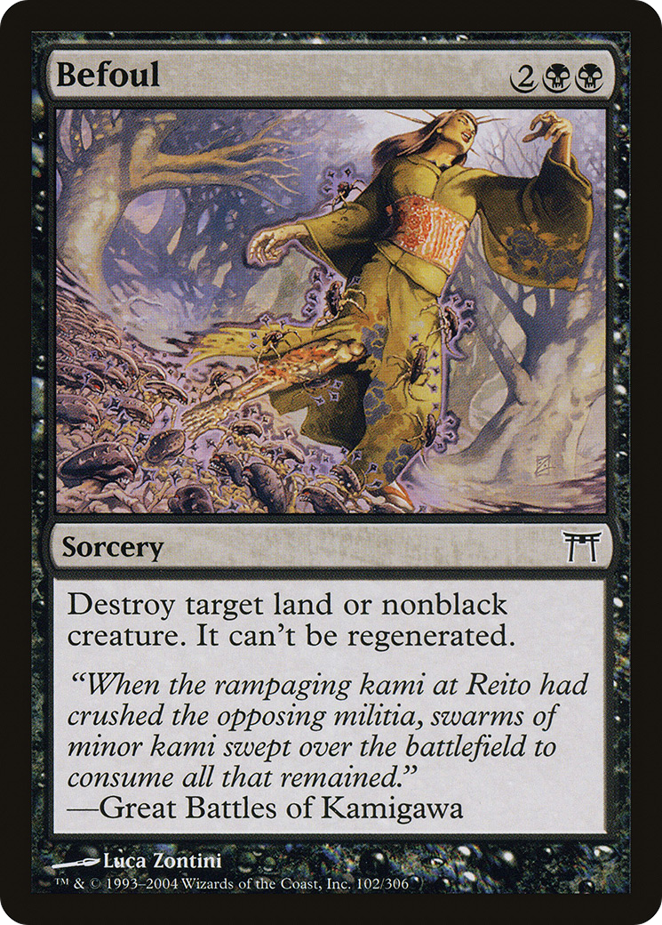Image of Befoul (CHK-102) - Champions of Kamigawa Foil