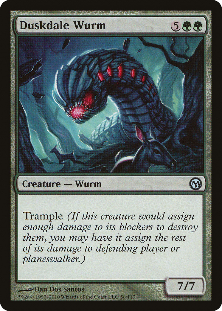 Image of Duskdale Wurm (DPA-058) - Duels of the Planeswalkers