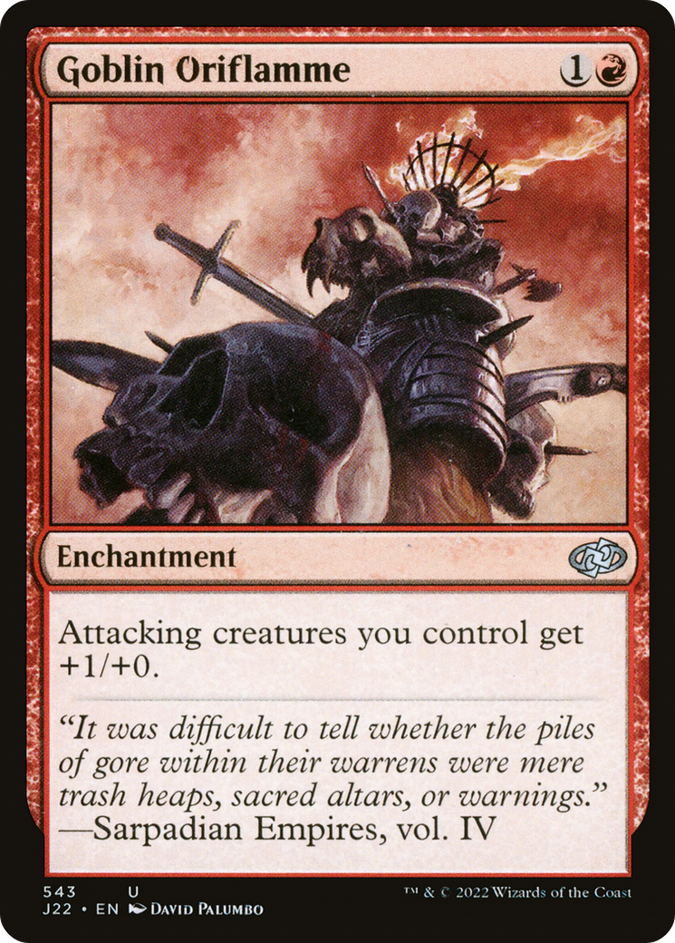 Image of Goblin Oriflamme (J22-543) - Jumpstart 2022