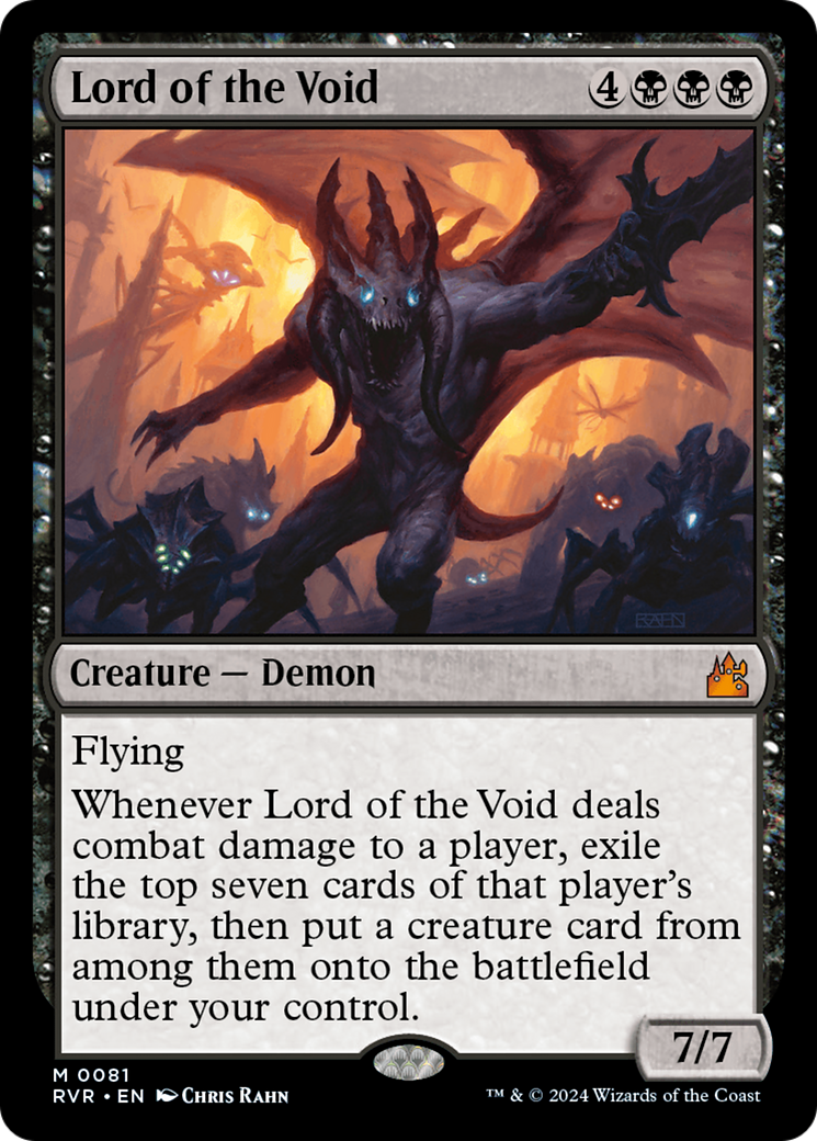Image of Lord of the Void (RVR-081) - Ravnica Remastered Foil