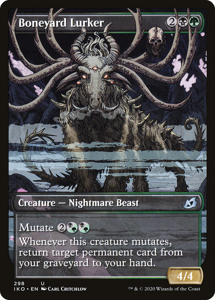 Image of Boneyard Lurker (Showcase) (IKO-298) - Ikoria: Lair of Behemoths: (Showcase)