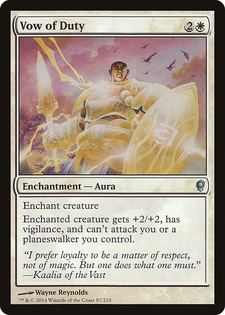 Image of Vow of Duty (CNS-087) - Conspiracy Foil
