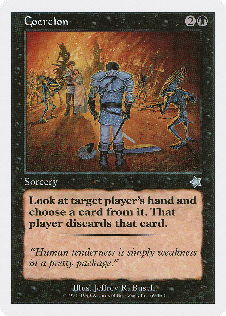 Image of Coercion (S99-069) - Starter 1999