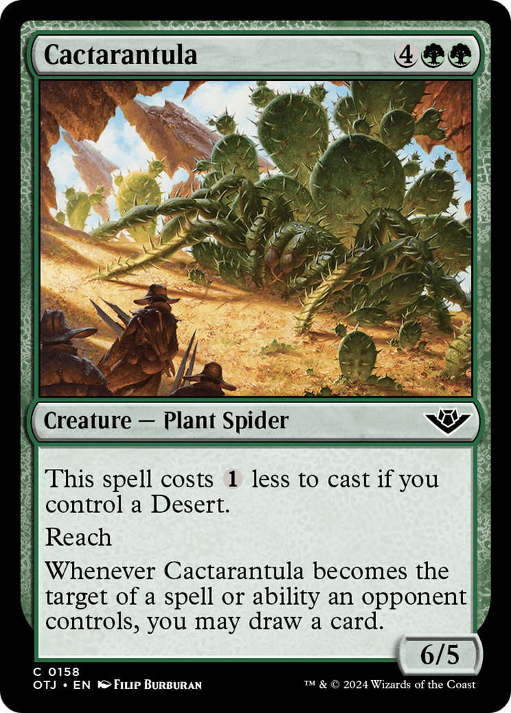 Image of Cactarantula (OTJ-158) - Outlaws of Thunder Junction Foil