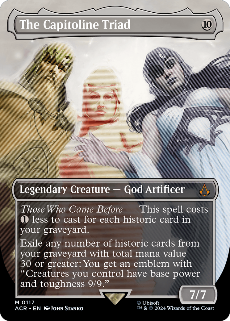 Image of The Capitoline Triad (Borderless) (ACR-117) - Assassin's Creed (Borderless)