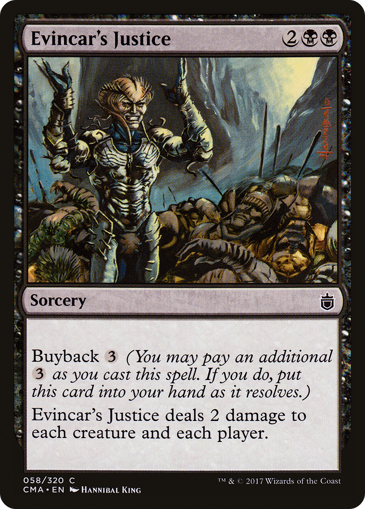 Image of Evincar's Justice (CMA-058) - Commander Anthology