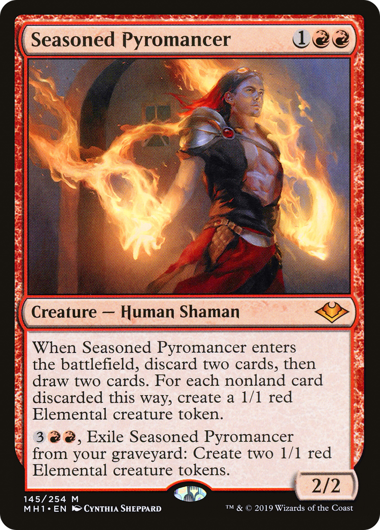 Image of Seasoned Pyromancer (MH1-145) - Modern Horizons