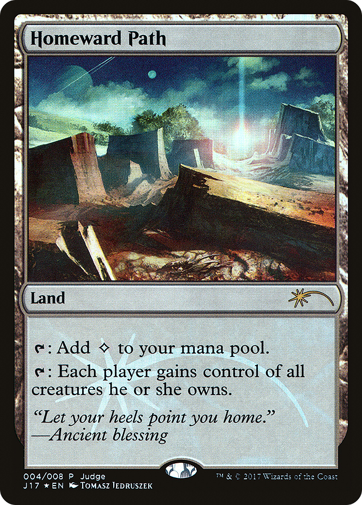 Image of Homeward Path (JDG-004) - Judge Gift Cards 2017 Foil