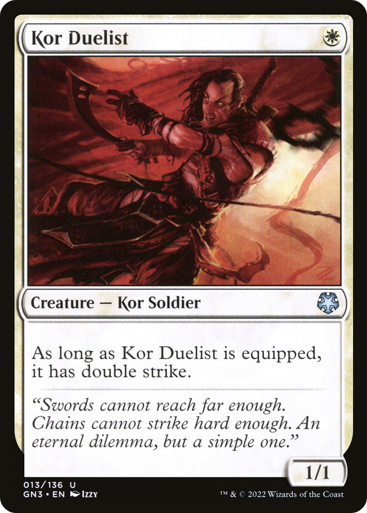 Image of Kor Duelist (GN3-013) - Game Night: Free-for-All