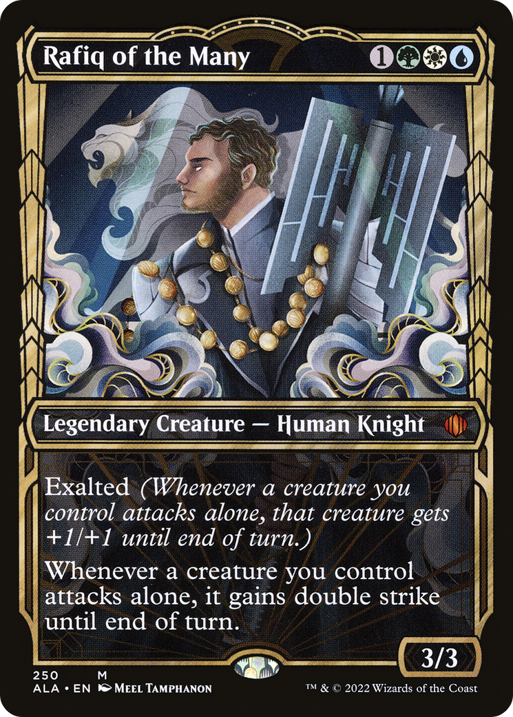 Image of Rafiq of the Many (LIST-250/249) - Shards of Alara: (Showcase)