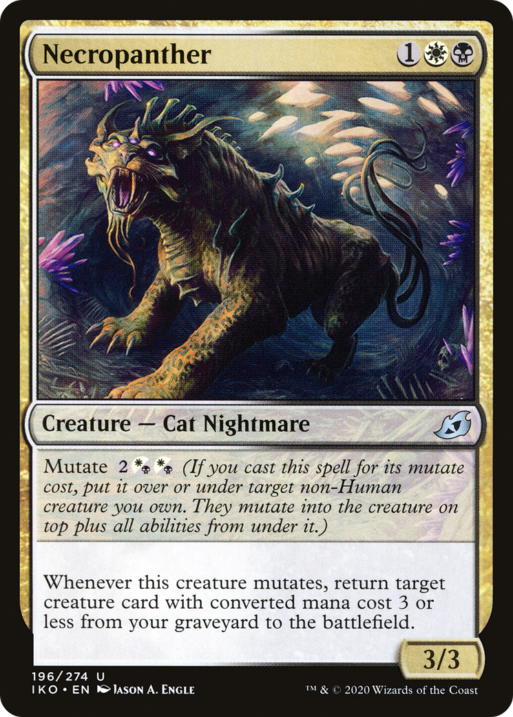 Image of Necropanther (IKO-196) - Ikoria: Lair of Behemoths