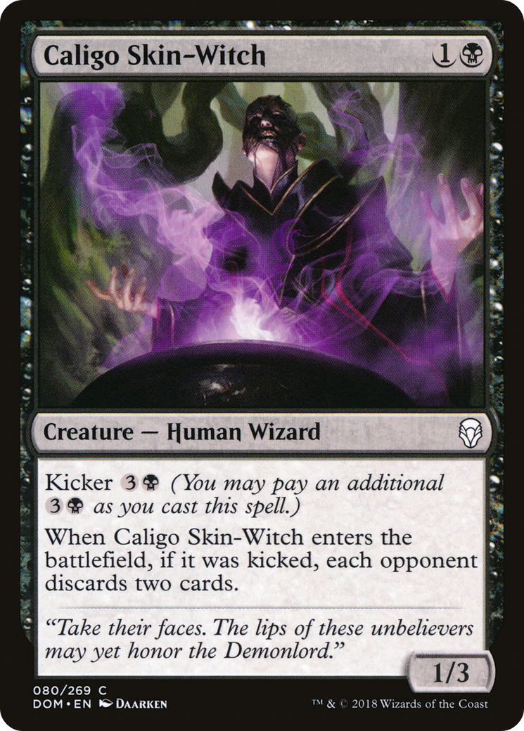 Image of Caligo Skin-Witch (DOM-080) - Dominaria Foil