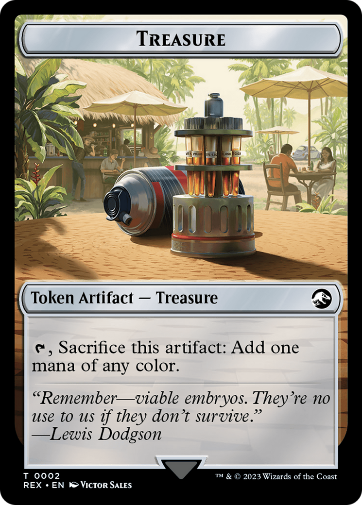 Image of Treasure (TREX-002) - Jurassic World Collection Tokens