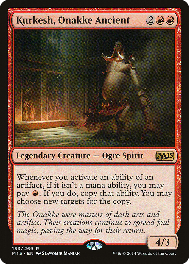 Image of Kurkesh, Onakke Ancient (M15-153) - Magic 2015
