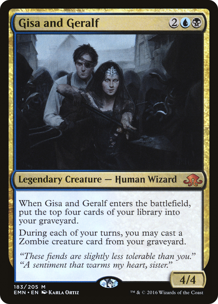 Image of Gisa and Geralf (EMN-183) - Eldritch Moon Foil