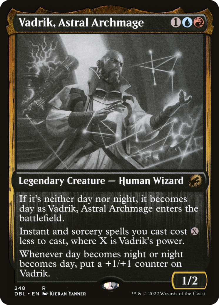 Image of Vadrik, Astral Archmage (DBL-248) - Innistrad: Double Feature Foil