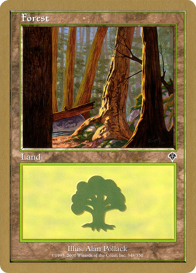 Image of Forest (348) - 2001 Jan Tomcani (INV) (WCD-) - World Championship Decks 2001