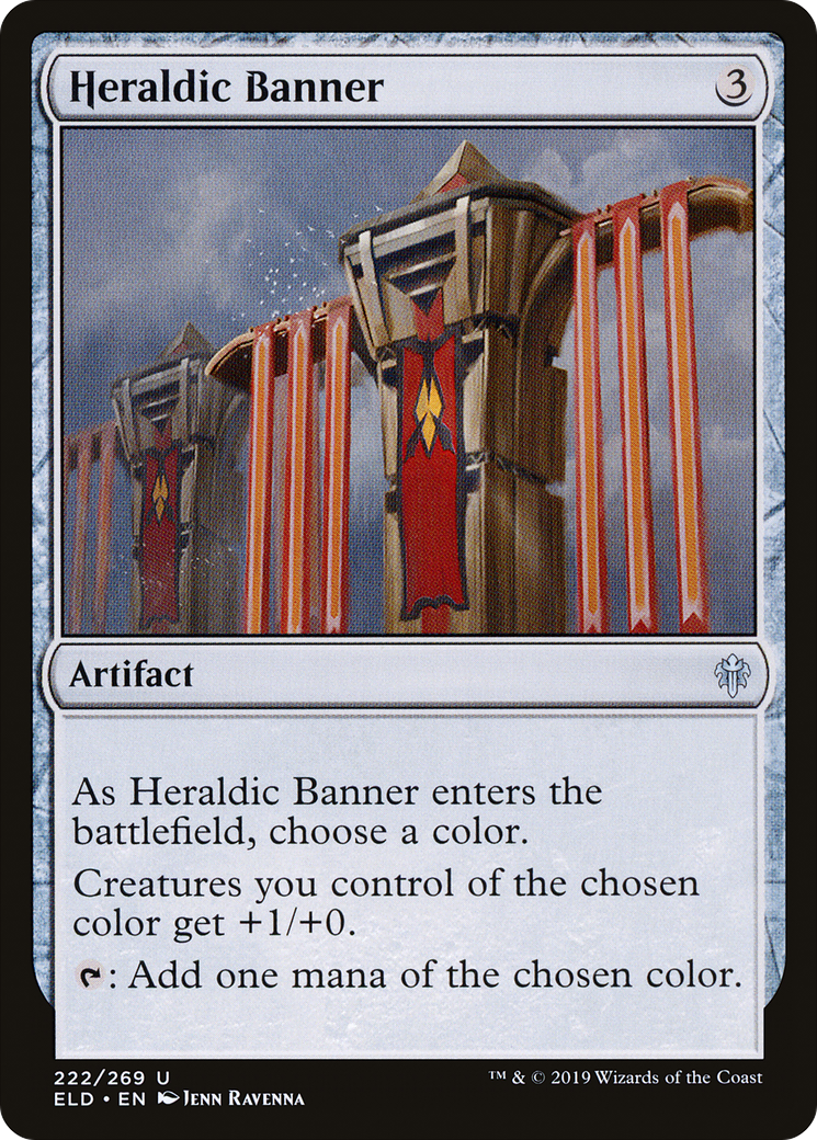 Image of Heraldic Banner (ELD-222) - Throne of Eldraine Foil