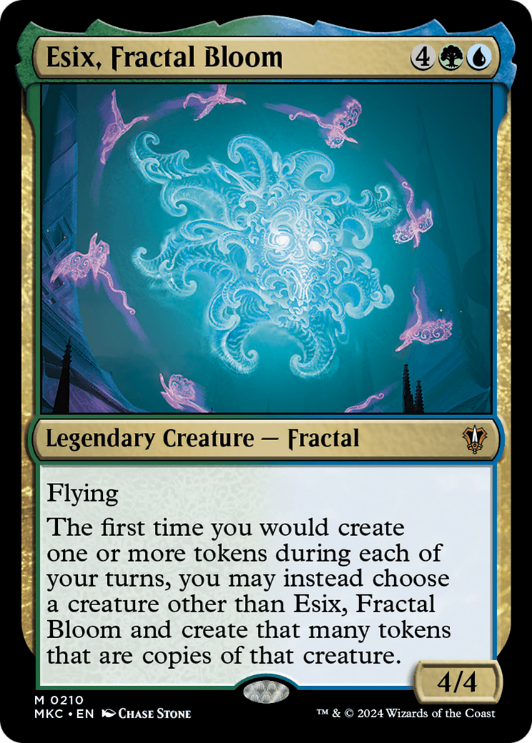 Image of Esix, Fractal Bloom (MKC-210) - Murders at Karlov Manor Commander