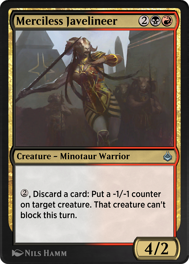 Image of Merciless Javelineer (AKR-245) - Amonkhet Remastered