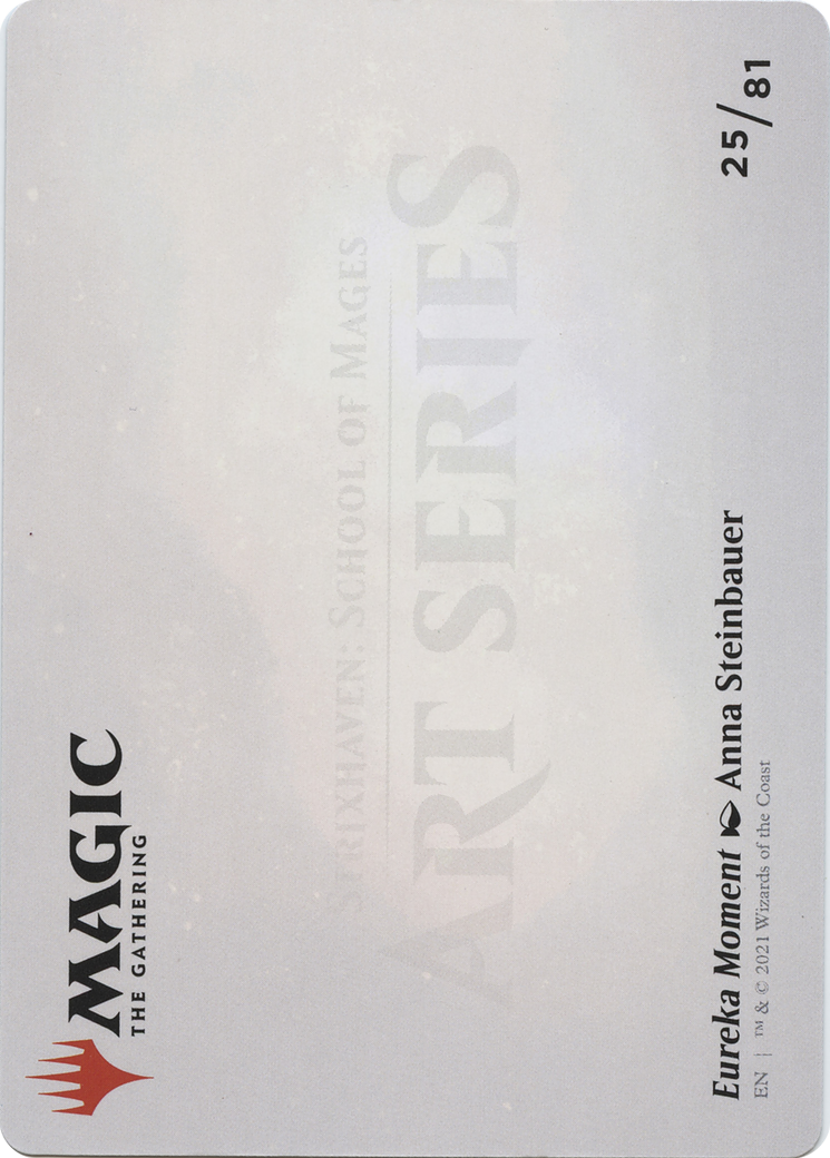 Image of Eureka Moment // Eureka Moment (ASTX-025) - Strixhaven Art Series (Borderless) Foil